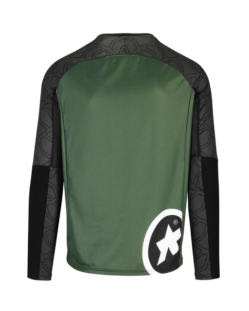 Assos Trail LS Cykeltröja Grønn, Str. M 