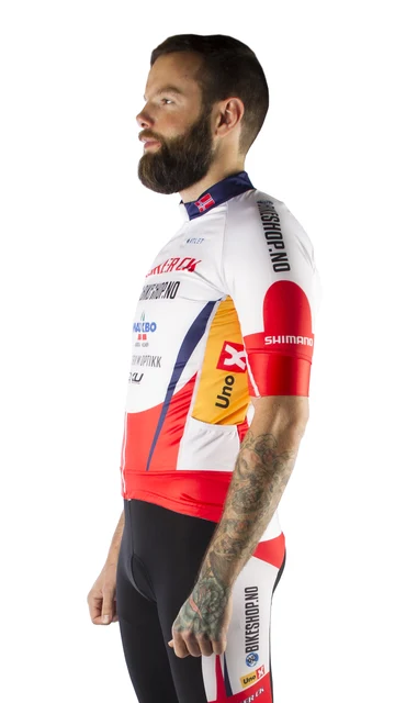 ATLET Asker CK Aero Windstop Kort Trøye Rød, Str. S 