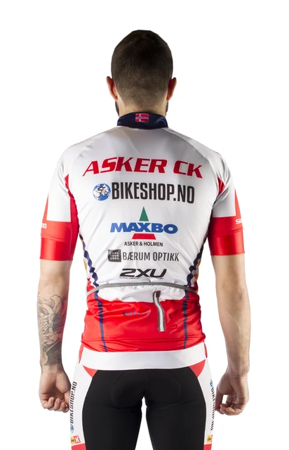 ATLET Asker CK Aero Windstop Kort Trøye Rød, Str. S 