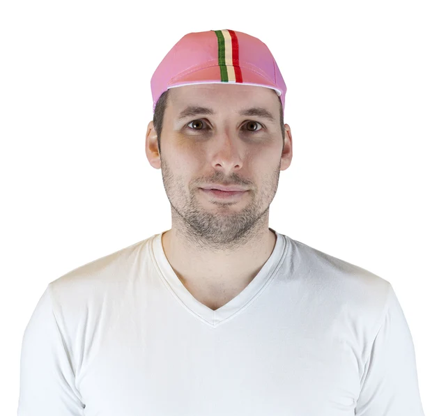 Atlet Italia Sykkelcaps Rosa, One size, Laget i Italia 