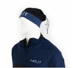ATLET BEANIE Svart, Bl&#229;  Lue/Hals