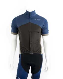 Atlet Pro Aero Windstop Kort Sykkeltr&#248;ye Bl&#229;/sort/gr&#229;, Vindtett og vannavvisende