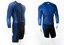 ATLET Pro Skin Suit Blå, Grå og Svart, 3 Lommer