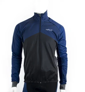 ATLET Pro Vinterjakke Sort/Bl&#229;, Vindtett Windtex materiale!