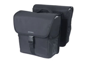 Basil GO Go-Double MIK Sideveske Sett Sort, 32L, ink MIK system