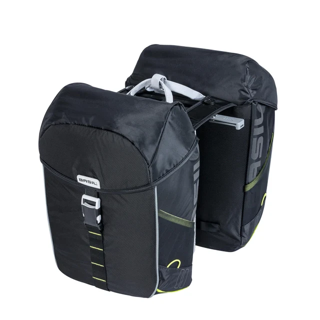 Basil Miles Sideveske Sett Sort/Lime, 34L, ink MIK System 