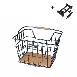 Basil Nordland MIK Kurv Bak Brun, 23L, ink MIK System