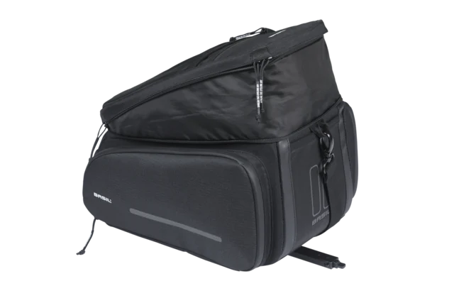 Basil Move Bagasjebrett Veske Sort, 10-26L, Universal Bridge 
