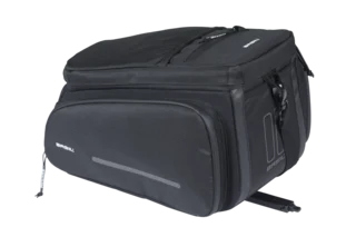 Basil Move MIK Bagasjebrett Veske Sort, 10-26L, ink MIK System