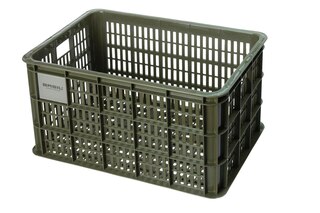 Basil Crate Large Korg Moss Green, 40L, Återvunnen