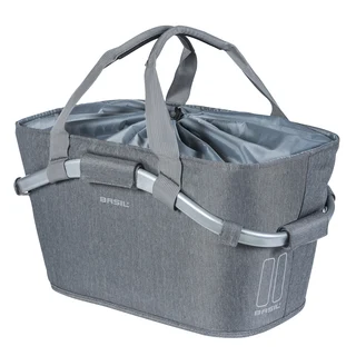 Basil 2Day Carry All MIK Bak Sykkelkurv Gr&#229;, Polyester, 22 liter