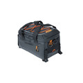 Basil Miles Tarpaulin Trunkbag Sort/Oransje, 7L, Til bagasjebrett