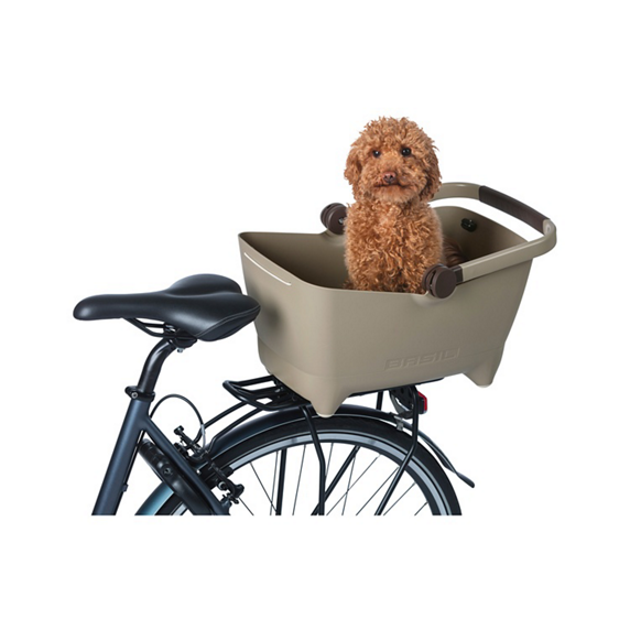 Basil Buddy Dog Basket Brun, 45x32x22 cm 