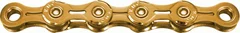 KMC X11EL Ti-N Gold Kedja 11-delat, 118 ledd, Shimano/Campa/Sram