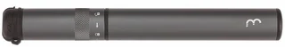 BBB Samurai BMP-50 Minipumpe Gr&#229;, 210mm, 130psi/9bar, alu, 123gr