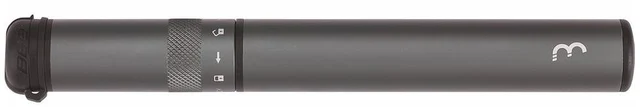 BBB Samurai BMP-50 Minipumpe Grå, 210mm, 130psi/9bar, alu, 123gr 