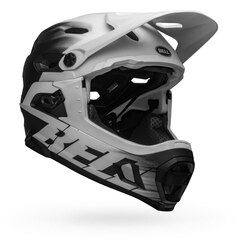 Bell Super DH Spherical Hjelm Black/White, Str. S