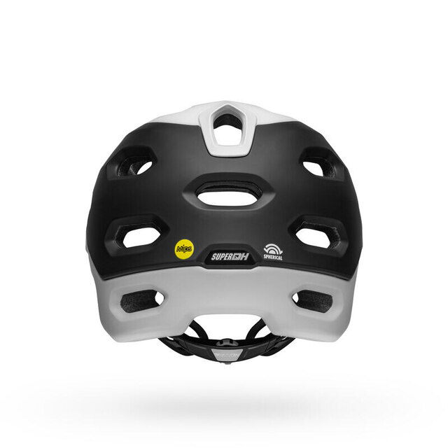 Bell Super DH Spherical Hjelm Black/White, Str. L 