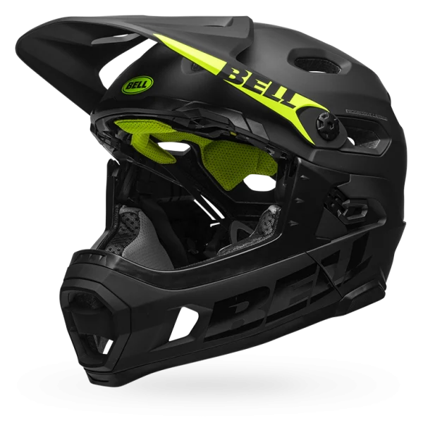 Bell Super DH Spherical Hjelm Red/Black, Str. S 