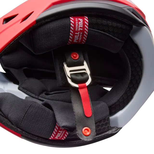 Bell Full-10 MIPS Hjelm White/Red Level Set, Str. M 