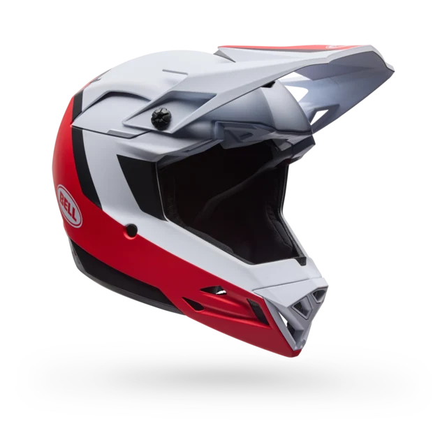 Bell Full-10 MIPS Hjelm White/Red Level Set, Str. M 
