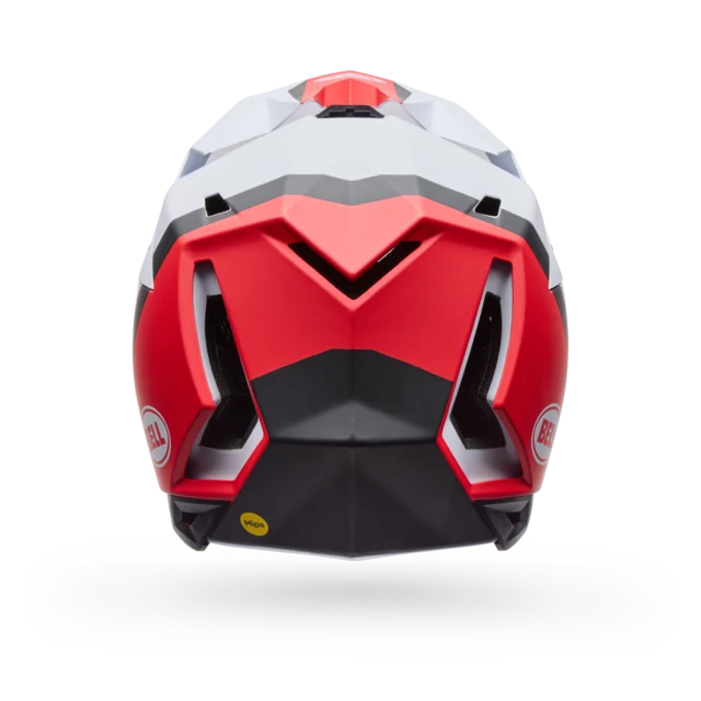 Bell Full-10 MIPS Hjelm White/Red Level Set, Str. M 