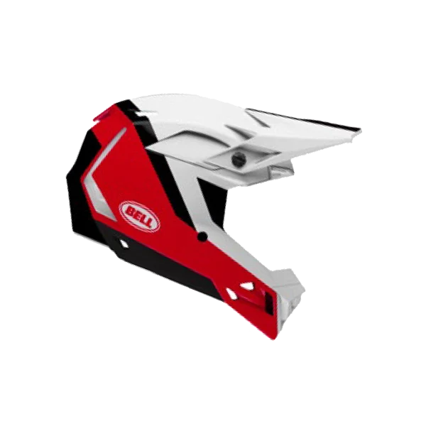 Bell Full-10 MIPS Hjelm White/Red Level Set, Str. XL 