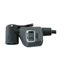 Beto LDG-2 Ventilhuvud B-Vara Svart, m/Digital Tryckmätare