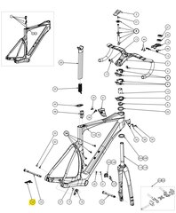 Bianchi Aksling Handtag Oltre Comp/Pro/RC