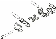 Bianchi Seteklemme 7x7 rails, For Oltre 2023-