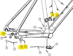 Bianchi Specialissima CV Girøre-Kit Kit med reservedeler til Specialissima