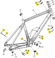 Bianchi Zolder Pro Reservedeler Kit med reservedeler til Zolder Pro