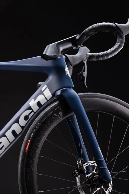 Bianchi Oltre Comp Landeveissykkel Navy/Off White, Str. 57 