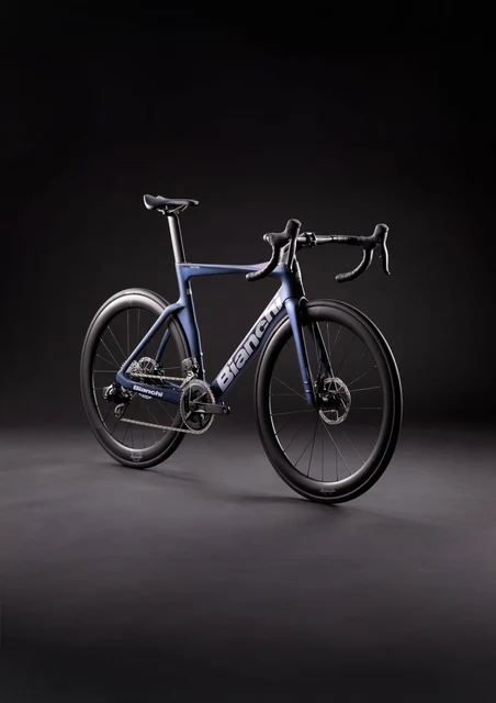 Bianchi Oltre Comp Landeveissykkel Navy/Off White, Str. 57 