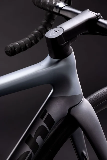 Bianchi Oltre Race Landeveissykkel Grey / Graphite Matt, Str. 57 