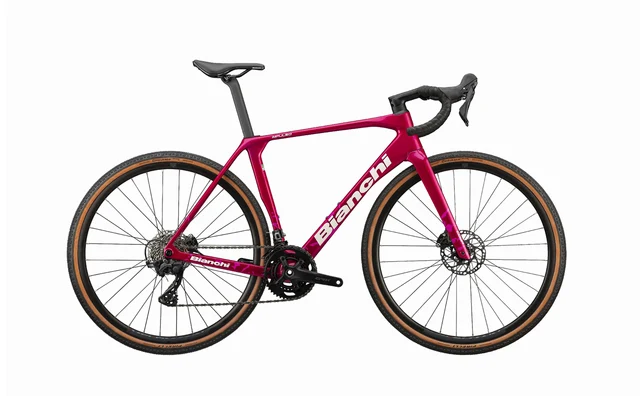Bianchi Impulso Comp Grussykkel Ruby Red camo/Off White F.Glossy, St. XL 