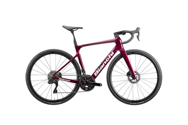 Bianchi Infinito Comp Landeveissykkel Burgundy Red - White, Str. 55 