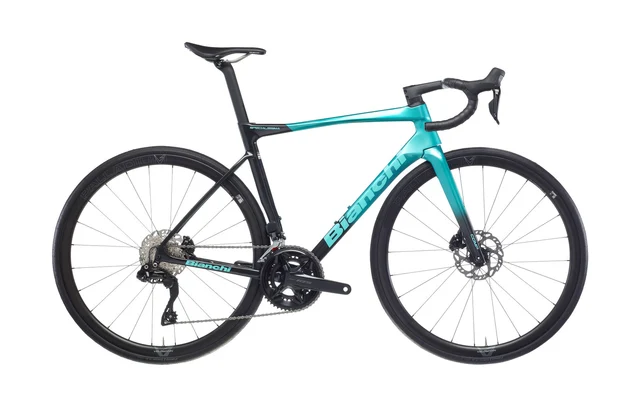 Bianchi Specialissima Comp Racercykel Graphite/M.Celeste/CK16 Glossy, Str. 55 