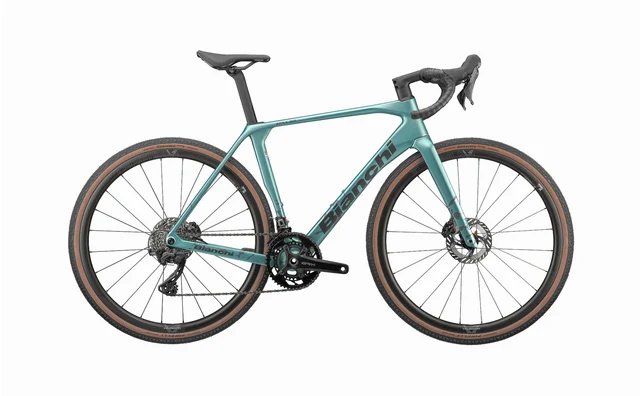 Bianchi Impulso Pro Grussykkel Celeste Metallic camo, Str. XS 