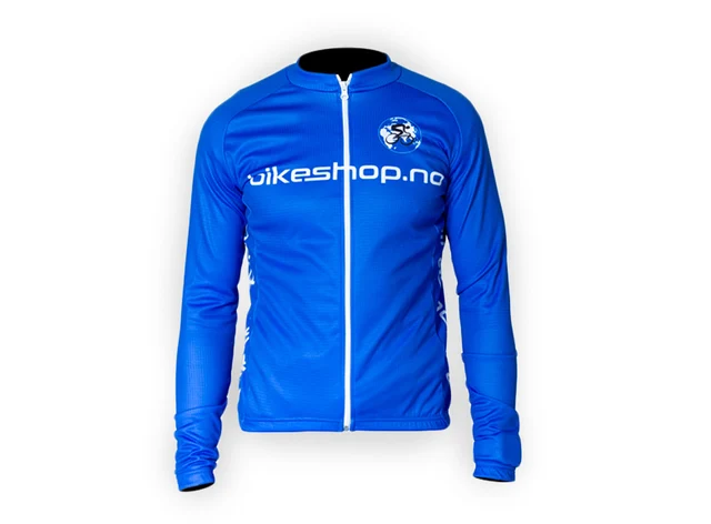 Bikeshop.no Modena Lang Sykkeltrøye Blå, Str. XS 