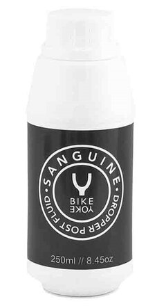 BikeYoke Sanguine Demperolje 250 ml, For service på setepinner