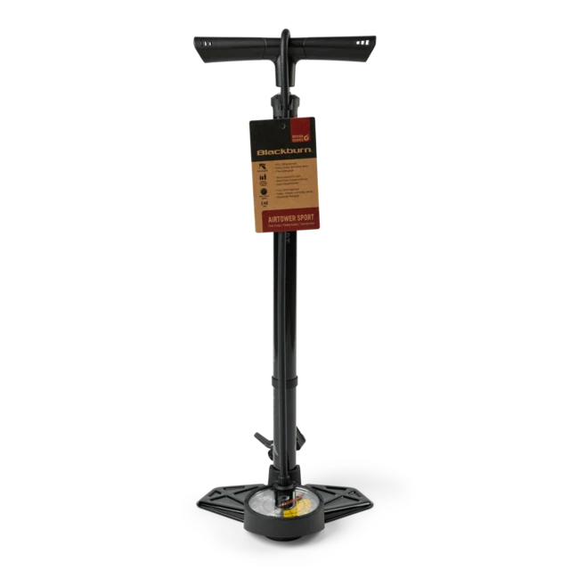 Blackburn Airtower Sport Gulvpumpe R.A.D Lock, 140 PSI/9.5 bar 