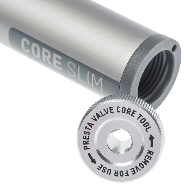 Blackburn Core Slim Minipumpe Sølv, Presta, 8,2 bar, 102 g 