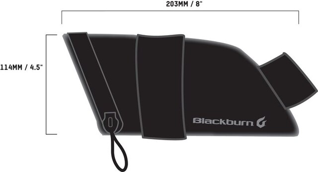 Blackburn Grid Large Seteveske Sort, 1,9 l, 130 g 