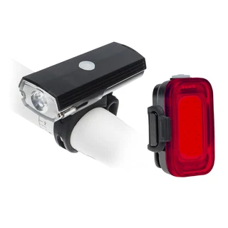 Blackburn Dayblazer 550 + Grid Ljusset Svart, 550 + 40 lumen, USB-C Oppladbar