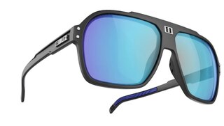 Bliz Targa Fritidsbriller Sort, Smoke & Blue multi linse