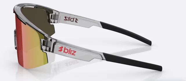 Bliz Matrix Briller Transparent Dark Grey, Brown w Red Multi 