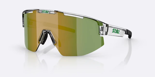 Bliz Matrix Briller Transparent White, Brown w Green Multi 
