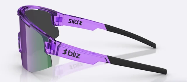 Bliz Matrix Briller Transparent Purple, Smoke w purple multi 