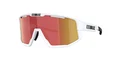 Bliz Fusion Briller Matt White Jawbone, Smoke w Red Multi